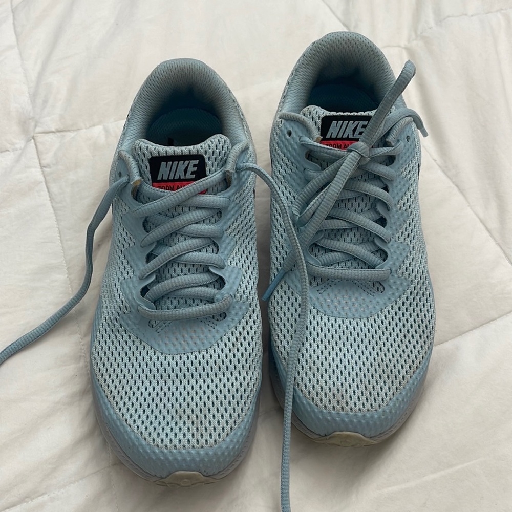 Nike zoom all out. Light blue running shoes.